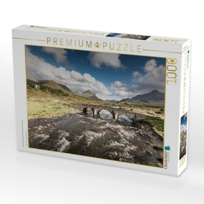 Brücke von Sligachan Carbost Isle of Skye - CALVENDO Foto-Puzzle'