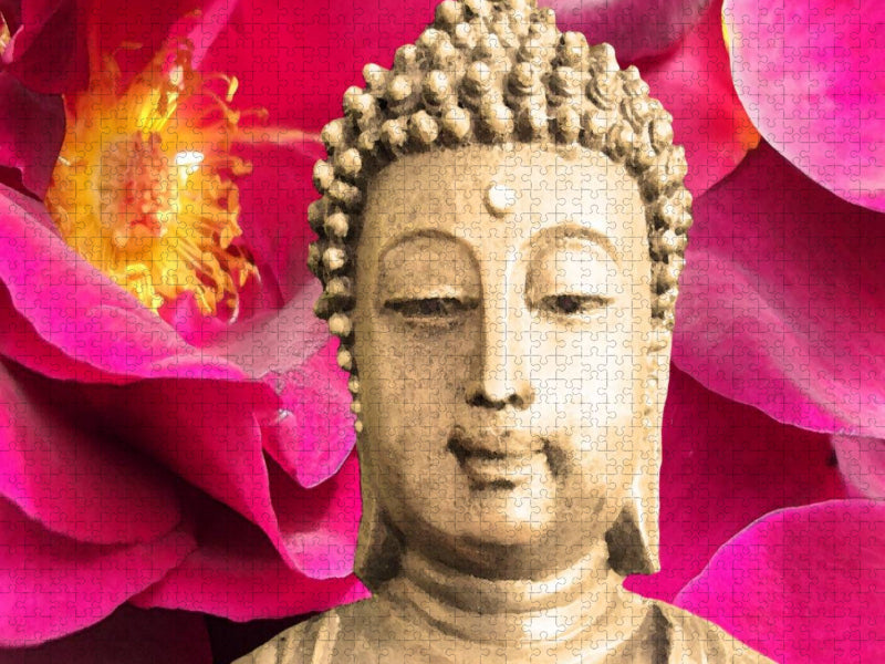 Lieblicher Buddha - CALVENDO Foto-Puzzle'