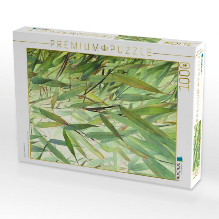 Grüner Bambus Nr. 2 - CALVENDO Foto-Puzzle'