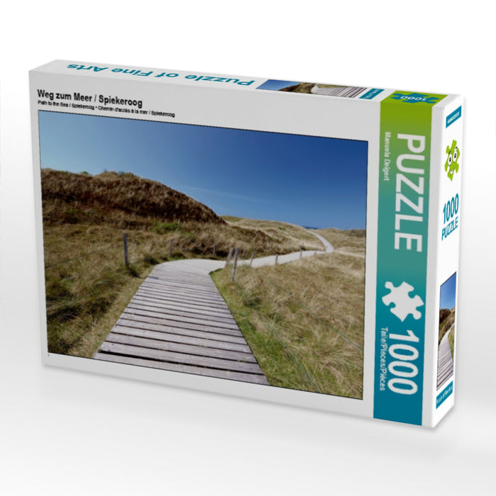 Weg zum Meer / Spiekeroog 1000 Teile Puzzle quer - CALVENDO Foto-Puzzle'
