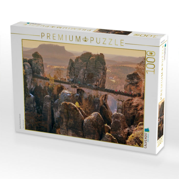 Bastei, Sächsische Schweiz - CALVENDO Foto-Puzzle'