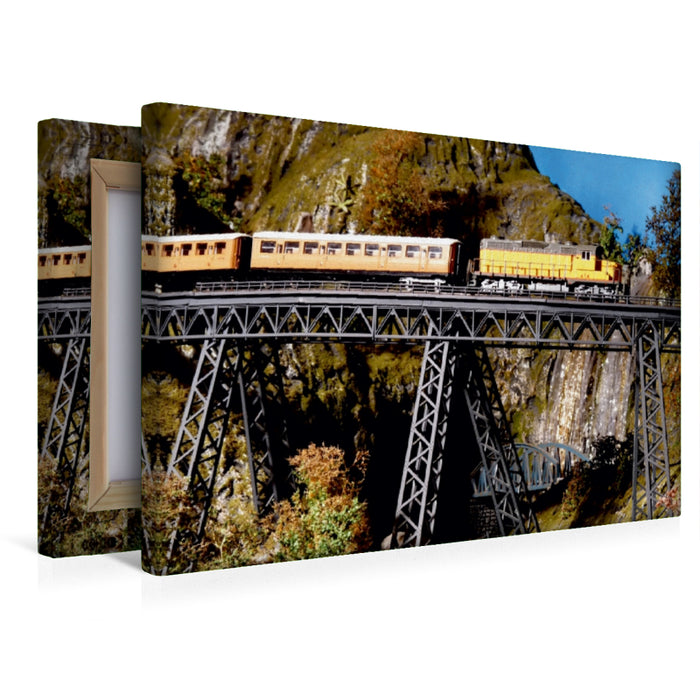 Premium Textil-Leinwand Andenbahn in Spur N