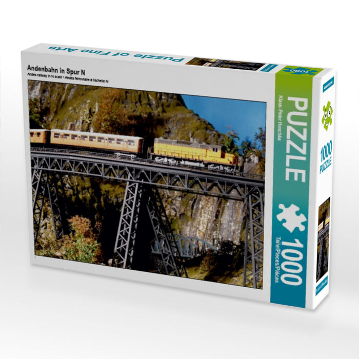Andean Railway in N gauge - CALVENDO photo puzzle 