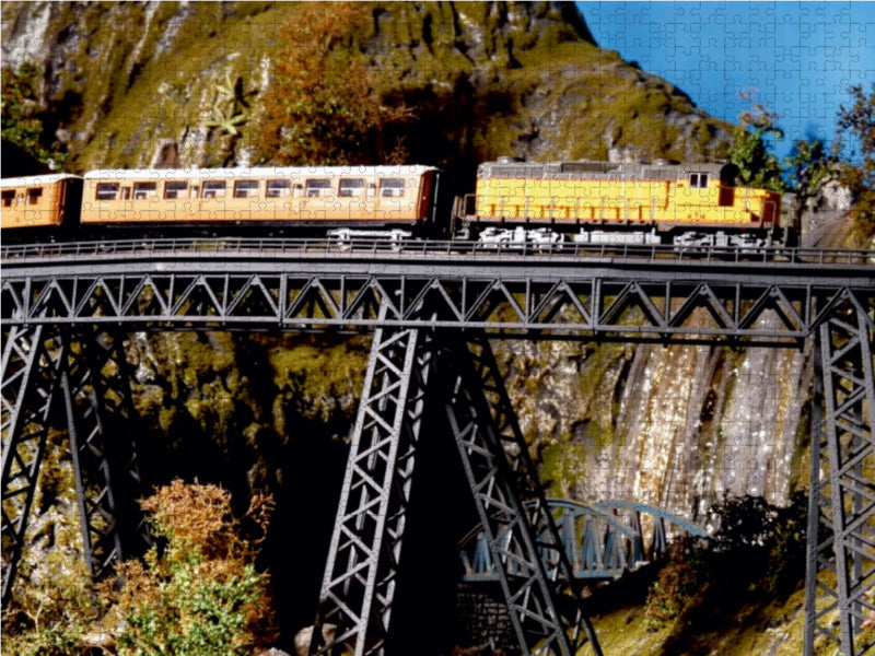 Andean Railway in N gauge - CALVENDO photo puzzle 