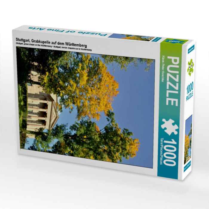 Stuttgart, Grabkapelle auf dem Württemberg 1000 Teile Puzzle hoch - CALVENDO Foto-Puzzle'