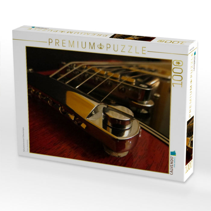 Nahaufnahme eines E-Gitarrensteges - CALVENDO Foto-Puzzle'