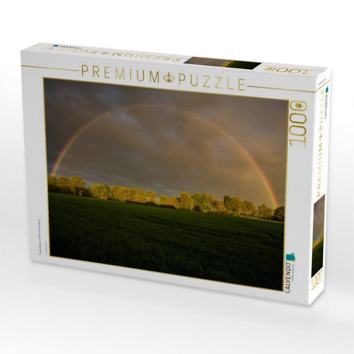 Regenbogen in Klein Wesenberg - CALVENDO Foto-Puzzle'
