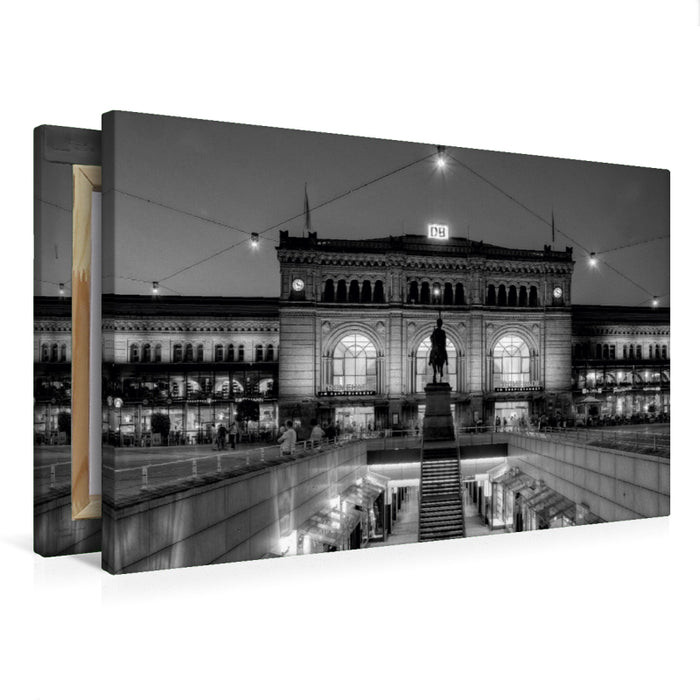 Premium Textil-Leinwand Hauptbahnhof