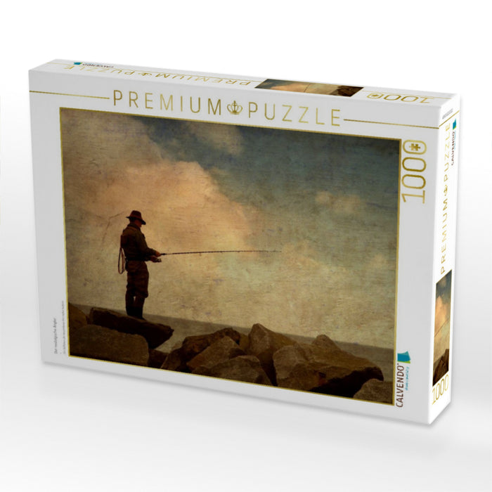Der nostalgische Angler - CALVENDO Foto-Puzzle'
