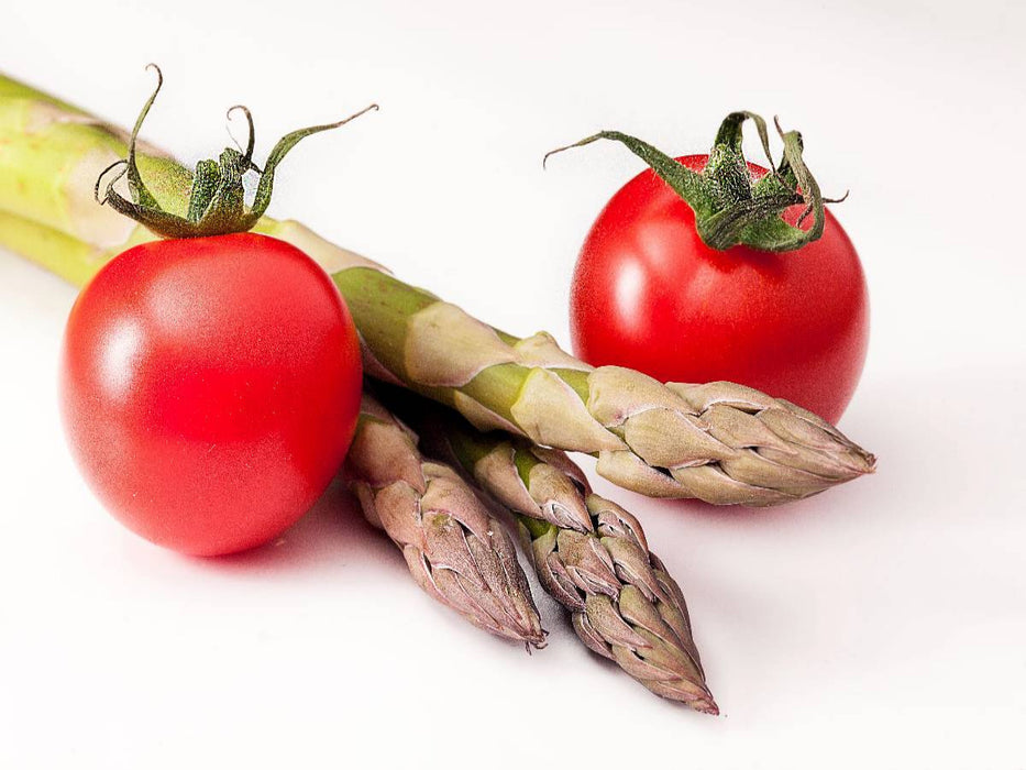 Tomate und grüner Spargel - CALVENDO Foto-Puzzle'