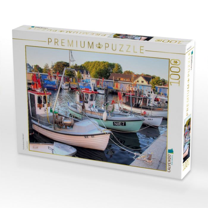 Fischerboote in Niendorf - CALVENDO Foto-Puzzle'