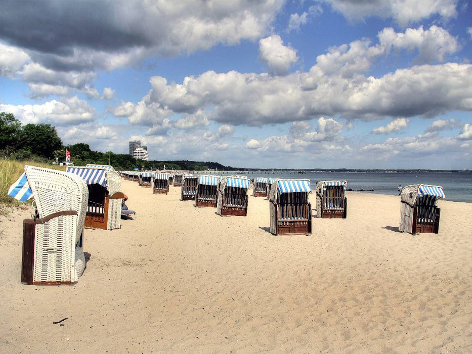Strand in Timmendorf - CALVENDO Foto-Puzzle'
