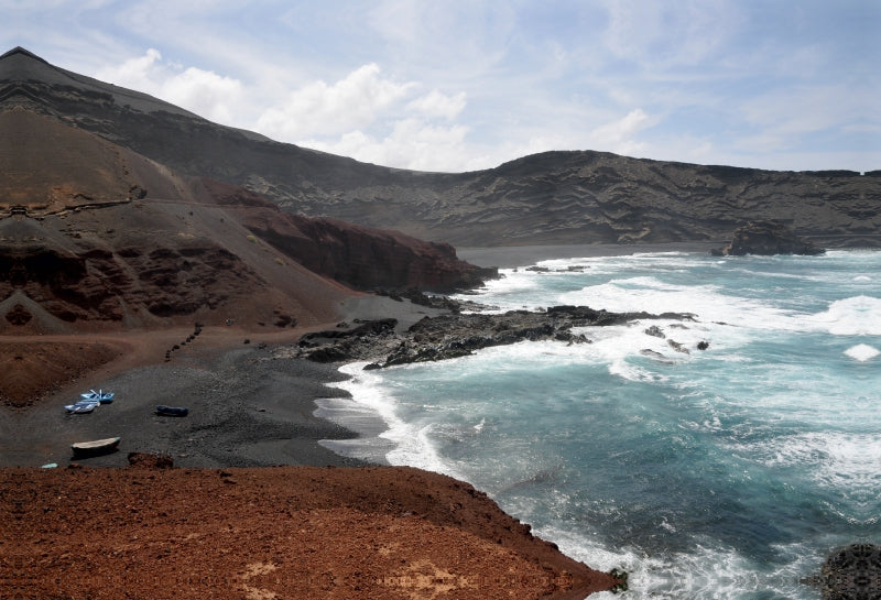 Premium Textil-Leinwand Lanzarote, Spanien