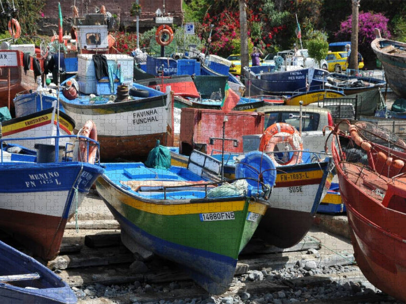 Fischerboote - CALVENDO Foto-Puzzle'