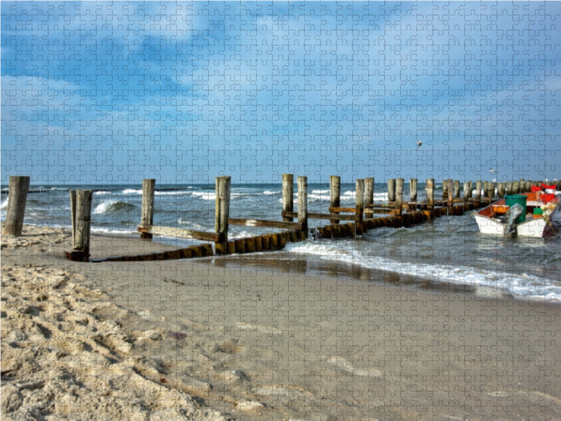 Zingst - Fischland Darß 1000 Teile Puzzle quer - CALVENDO Foto-Puzzle'