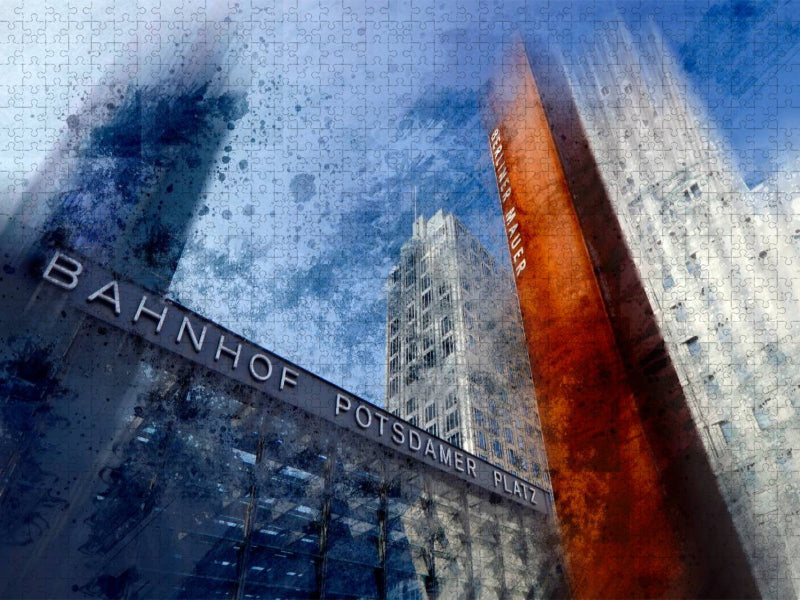 City-Art BERLIN Potsdamer Platz - CALVENDO Foto-Puzzle'