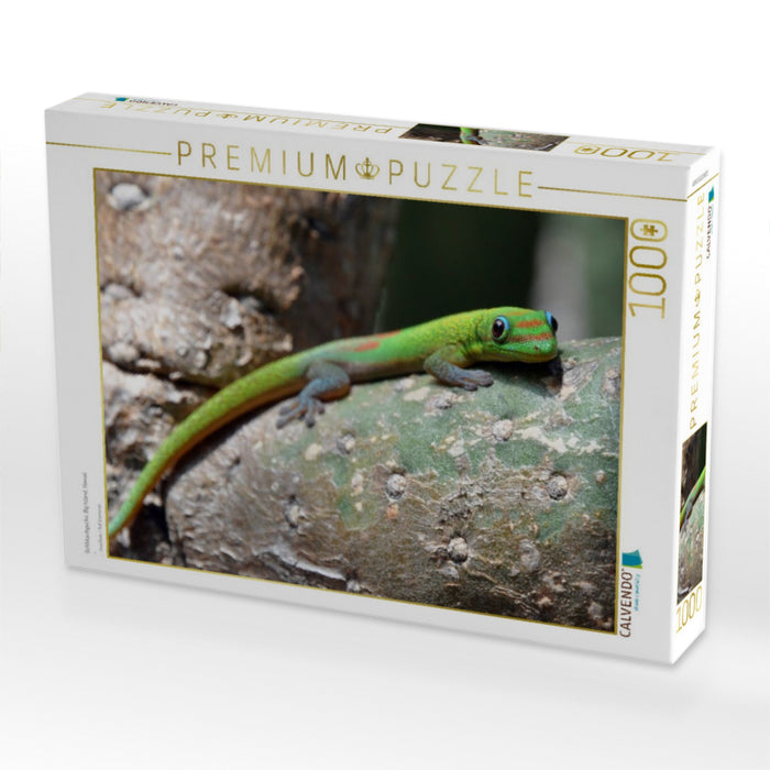 Goldstaubgecko, Big Island, Hawaii - CALVENDO Foto-Puzzle'