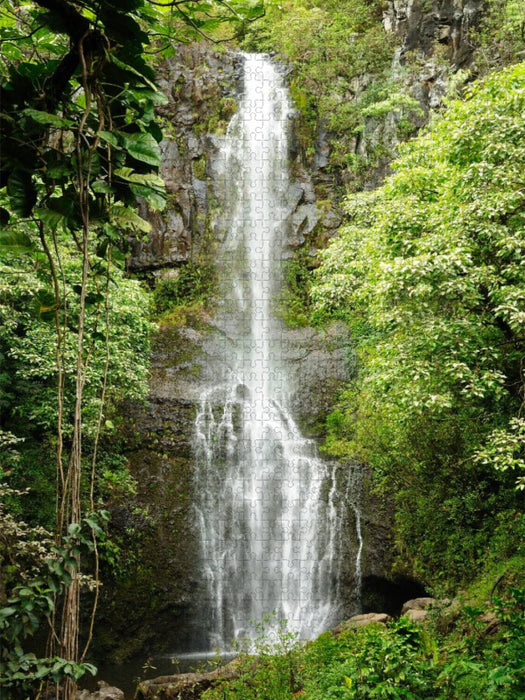 Wasserfall - Hawaii - CALVENDO Foto-Puzzle'
