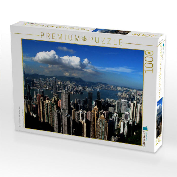 Blick vom Victoria Peak über die Stadt - CALVENDO Foto-Puzzle'