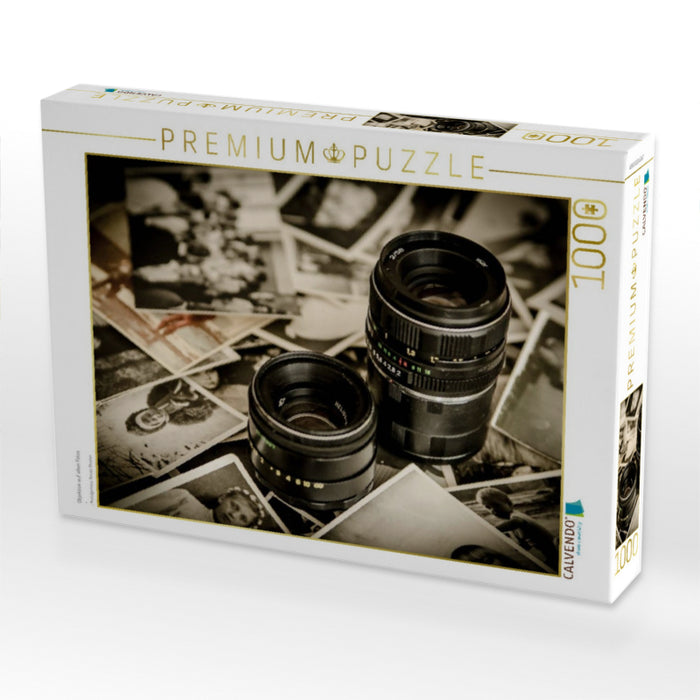 Objektive auf alten Fotos - CALVENDO Foto-Puzzle'