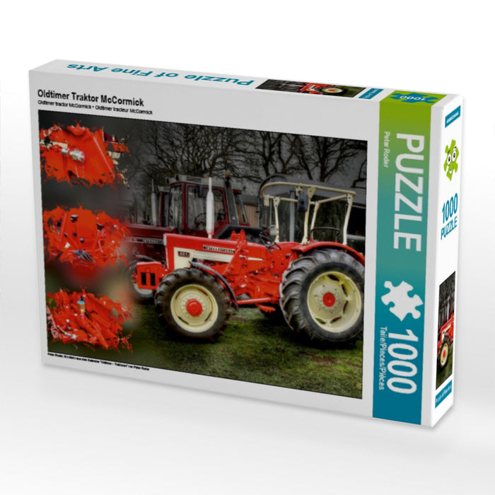 Oldtimer Traktor McCormick 2000 Teile Puzzle quer - CALVENDO Foto-Puzzle'