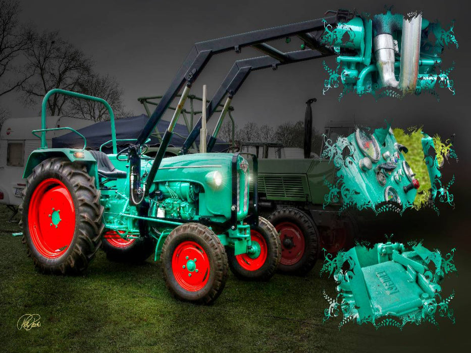 Oldtimer Traktor Kramer - CALVENDO Foto-Puzzle'