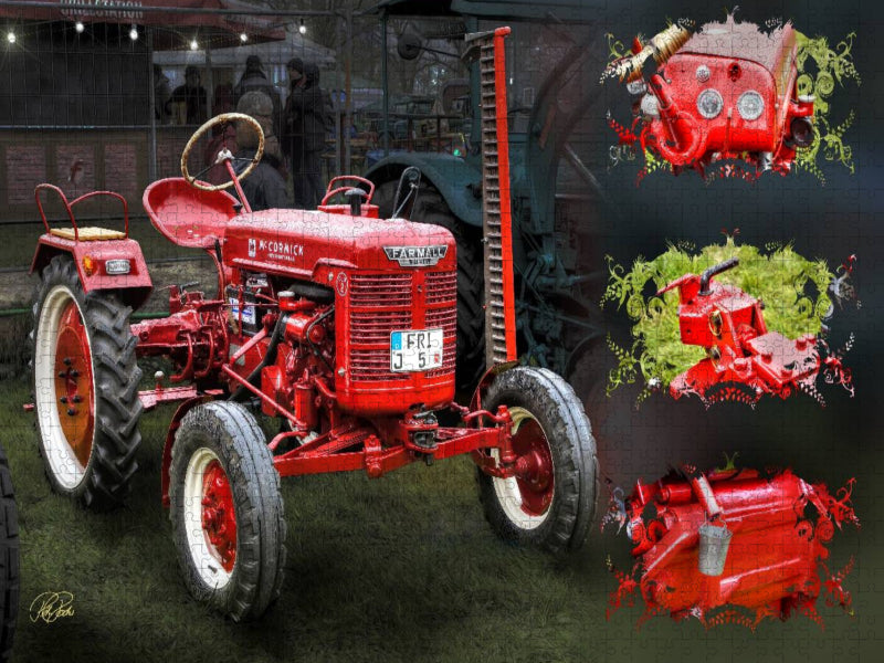 Oldtimer Traktor McCormick - CALVENDO Foto-Puzzle'