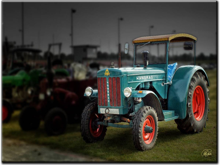 Oldtimer Traktor Hanomag - CALVENDO Foto-Puzzle'