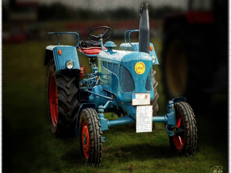 Traktor Oldtimer Lanz Bulldog - CALVENDO Foto-Puzzle'