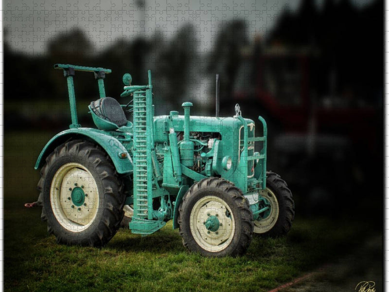 Oldtimer Traktor MAN - CALVENDO Foto-Puzzle'