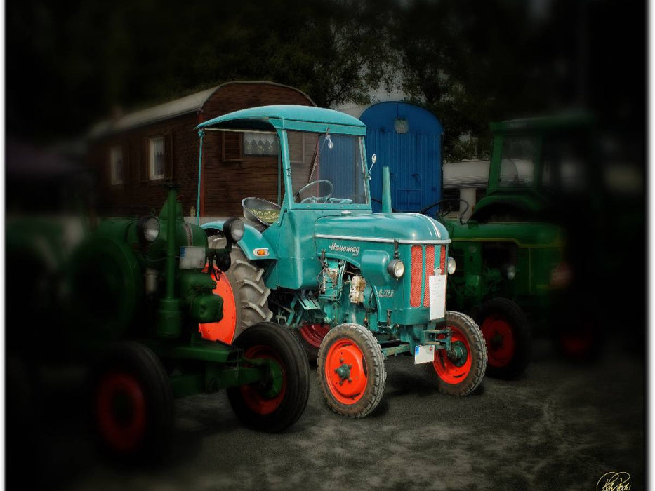 Oldtimer Traktor Hanomag - CALVENDO Foto-Puzzle'