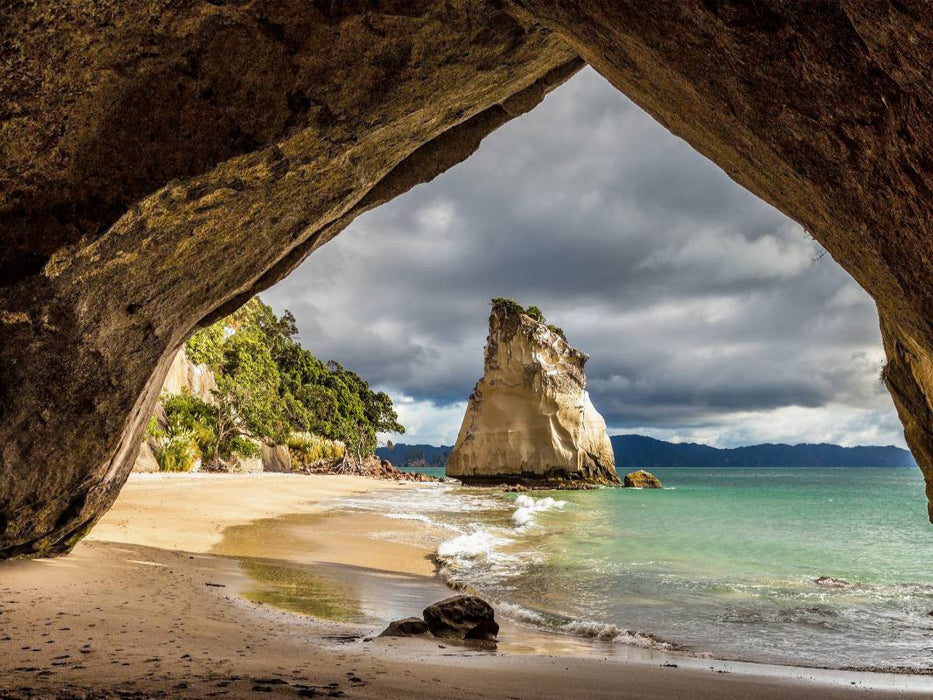 Cathedral Cove - Nordinsel - CALVENDO Foto-Puzzle'