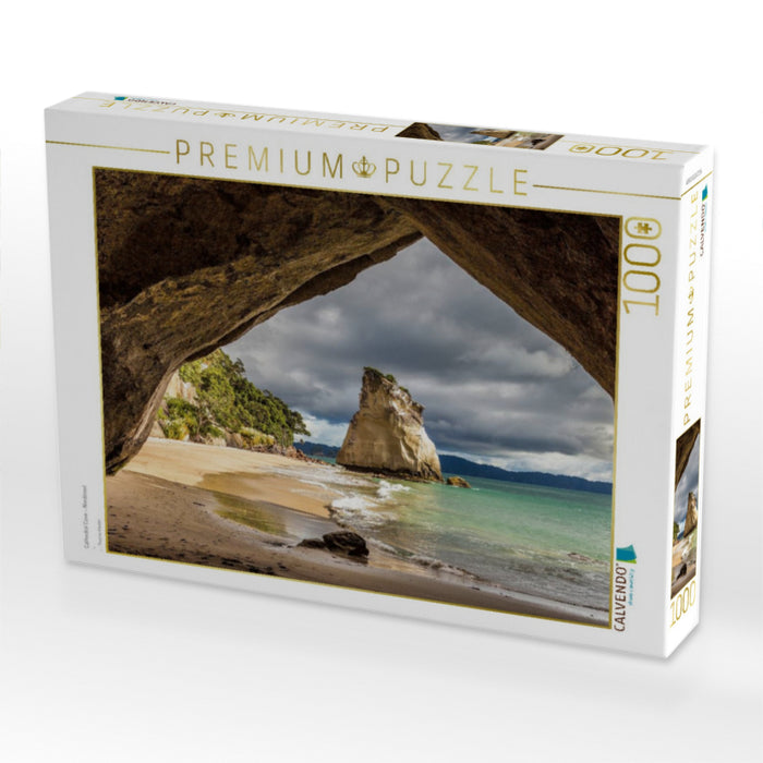 Cathedral Cove - Nordinsel - CALVENDO Foto-Puzzle'