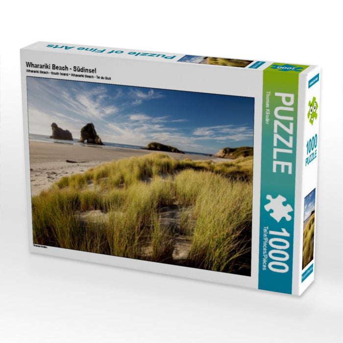 Wharariki Beach - Südinsel 1000 Teile Puzzle quer - CALVENDO Foto-Puzzle'