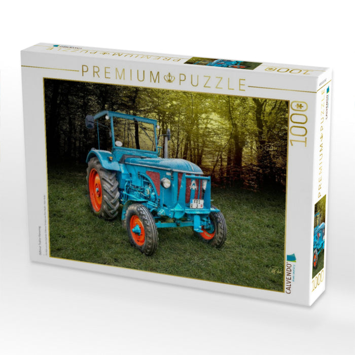 Oldtimer Traktor Hanomag - CALVENDO Foto-Puzzle'