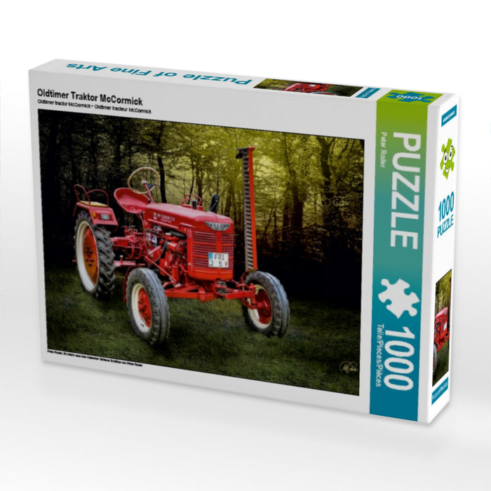 Oldtimer Traktor McCormick 1000 Teile Puzzle quer - CALVENDO Foto-Puzzle'