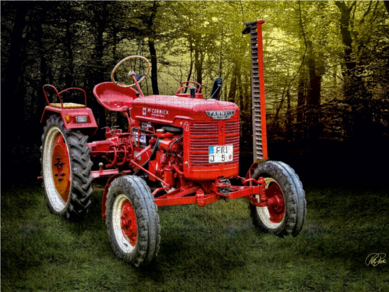 Oldtimer Traktor McCormick 1000 Teile Puzzle quer - CALVENDO Foto-Puzzle'