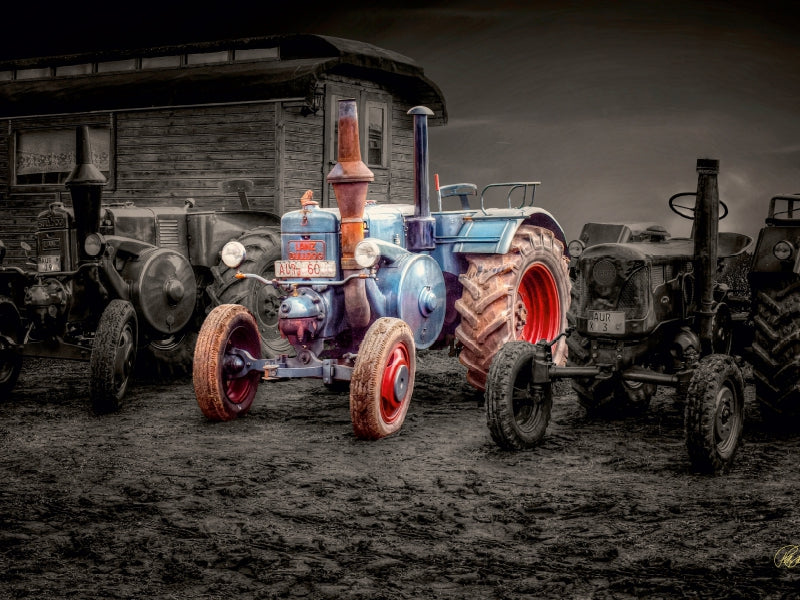 Tracteurs anciens Lanz-Bulldog - Puzzle photo CALVENDO 
