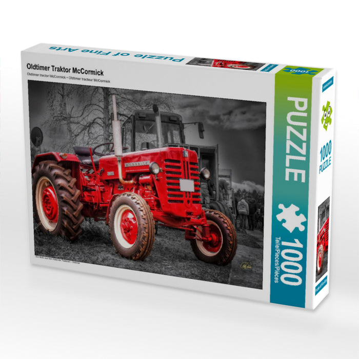 Oldtimer Traktor McCormick 1000 Teile Puzzle quer - CALVENDO Foto-Puzzle'