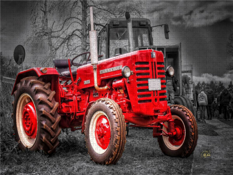 Oldtimer Traktor McCormick 1000 Teile Puzzle quer - CALVENDO Foto-Puzzle'