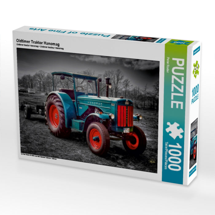Tracteur vintage Hanomag - Puzzle photo CALVENDO 