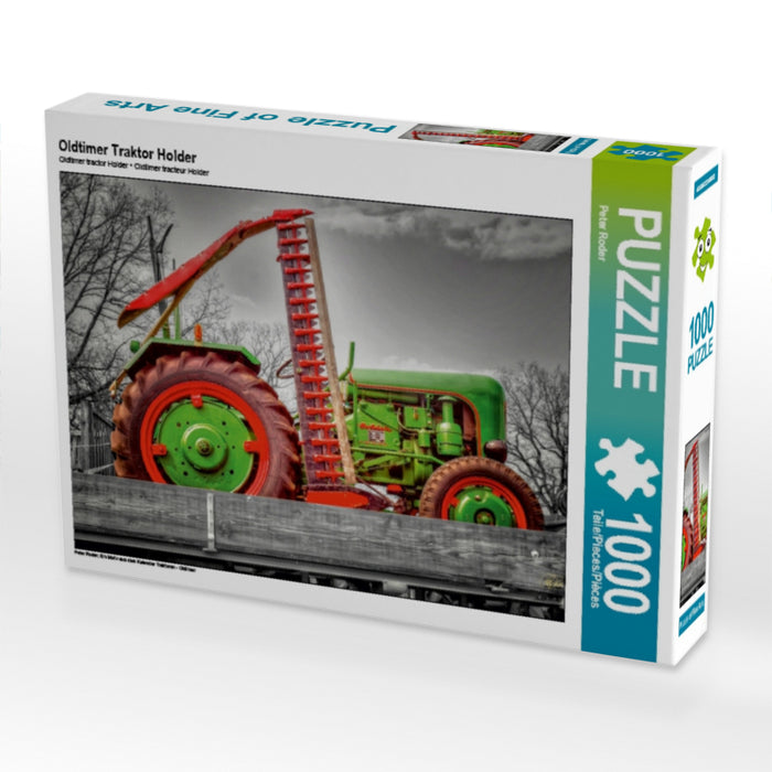 Vintage Tractor Holder - CALVENDO Photo Puzzle 