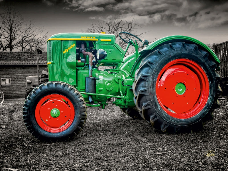 Oldtimer Traktor Deutz 1000 Teile Puzzle quer - CALVENDO Foto-Puzzle'