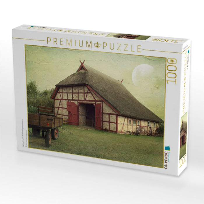Retrowohnen in Mecklenburg Vorpommern - CALVENDO Foto-Puzzle'