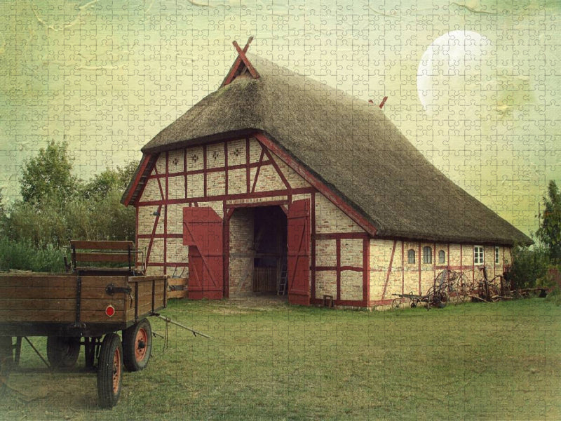 Retrowohnen in Mecklenburg Vorpommern - CALVENDO Foto-Puzzle'