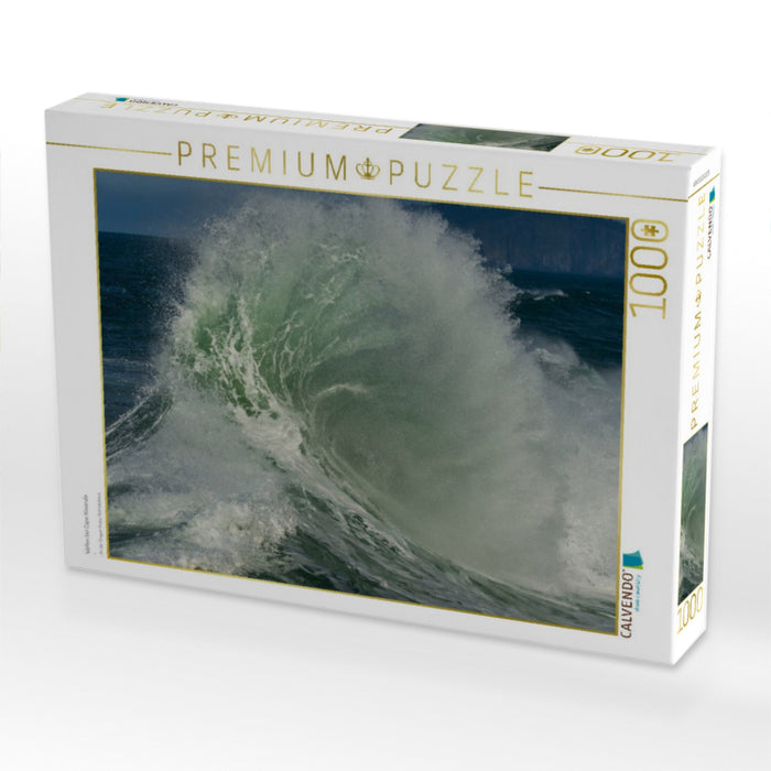 Wellen bei Cape Kiwanda - CALVENDO Foto-Puzzle'
