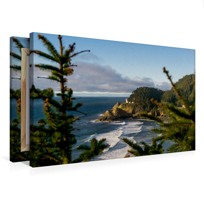 Premium Textil-Leinwand Heceta Lighthouse