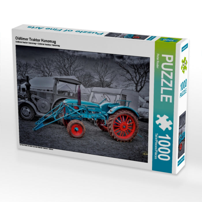 Oldtimer Traktor Hanomag 1000 Teile Puzzle quer - CALVENDO Foto-Puzzle'