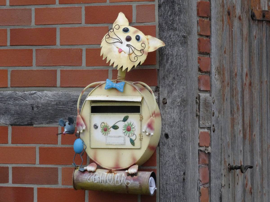 Briefkasten-Katze - CALVENDO Foto-Puzzle'