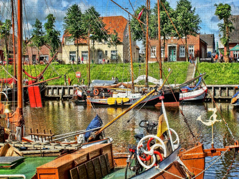 Museumshafen Carolinensiel - CALVENDO Foto-Puzzle'